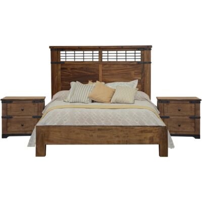 Parota 2 Drawer Nightstand 8 Parota 2 Drawer Nightstand IFD866NTST IFD866NTST 02