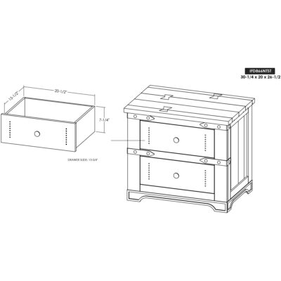 Parota 2 Drawer Nightstand 13 Parota 2 Drawer Nightstand IFD866NTST IFD866NTST 07