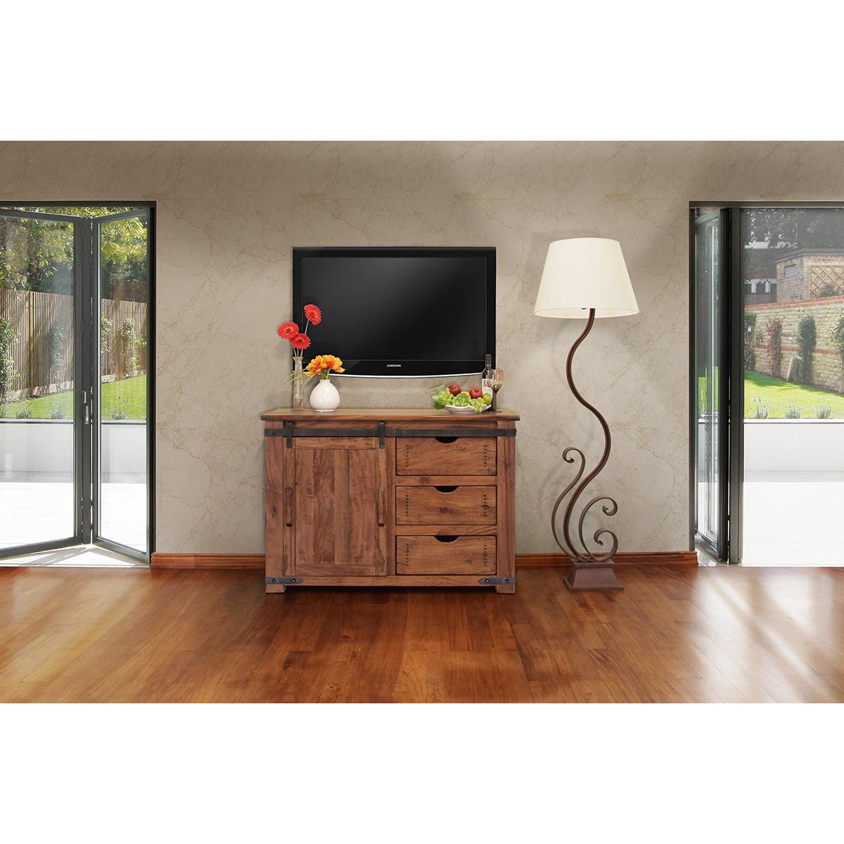 Parota 3 Drawer 1 Door 50" TV Stand 2 Parota 3 Drawer 1 Door 50" TV Stand - Image 2