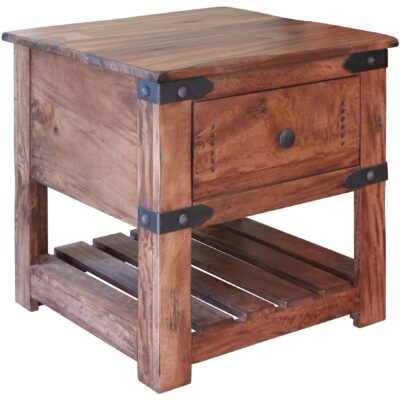 Parota II 1 Drawer End Table