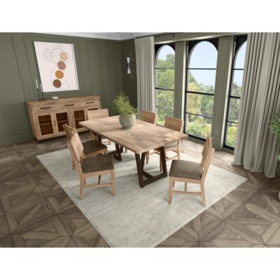 Natural Parota Wooden Chair IFD8681CHR IFD8681CHR 07