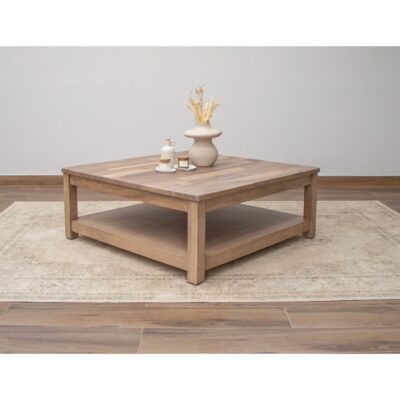 Natural Parota Square Cocktail Table IFD8681CKTSQ IFD8681CKTSQ 02
