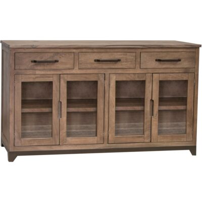 Natural Parota 3 Drawer 4 Glass Doors Console 10 Natural Parota 3 Drawer 4 Glass Doors Console IFD8681CNS IFD8681CNS 03