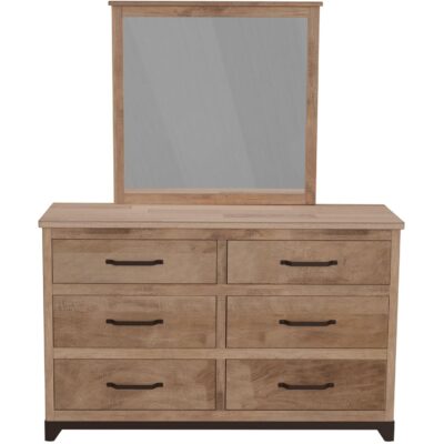 Natural Parota 6 Drawer Dresser IFD8681DSR IFD8681DSR 02
