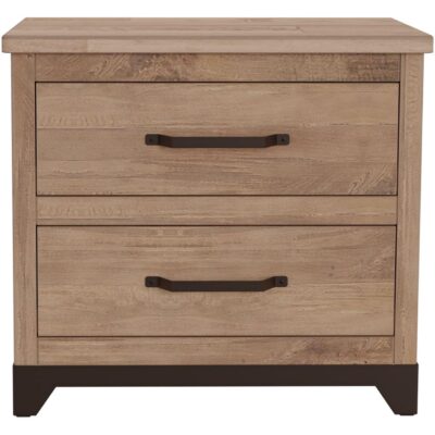 Natural Parota 2 Drawer Nightstand IFD8681NTS IFD8681NTS 02