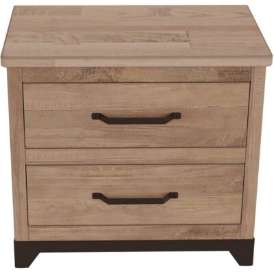 Natural Parota 2 Drawer Nightstand IFD8681NTS IFD8681NTS 03