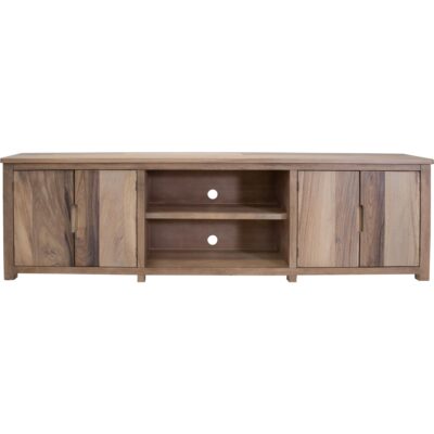 Natural Parota 4 Door 93" TV Stand
