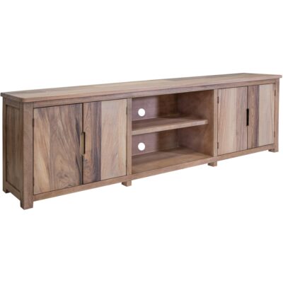 Natural Parota 4 Door 93" TV Stand 9 Natural Parota 4 Door 93" TV Stand IFD8681STN93 IFD8681STN93 03