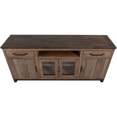 Natural Parota 2 Drawer 2 Door 2 Glass Door Stand 70" 11 Natural Parota 2 Drawer 2 Door 2 Glass Door Stand 70" IFD8682STN70 IFD8682STN70 03