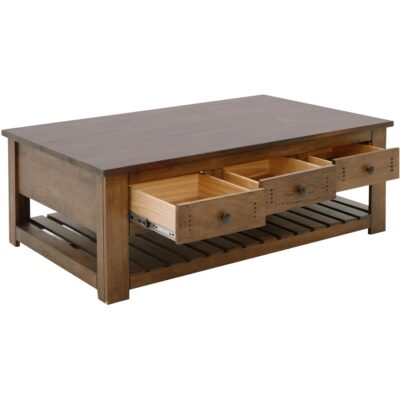 Parota III 6 Drawer 1 Shelf Cocktail Table IFD8961CKT IFD8961CKT 04