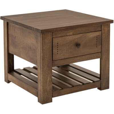 Parota III 1 Drawer 1 Shelf End Table