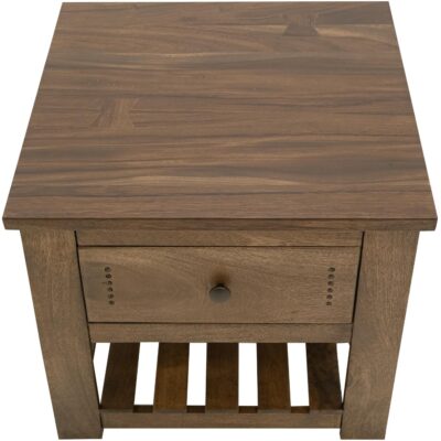 Parota III 1 Drawer 1 Shelf End Table IFD8961END IFD8961END 03