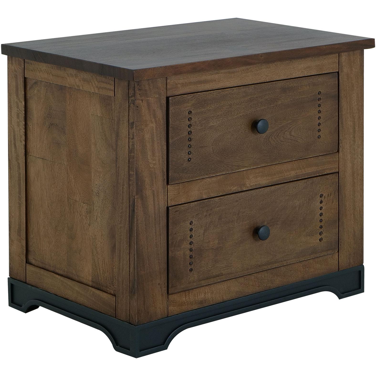 Parota III 2 Drawer Nightstand 1 Parota III 2 Drawer Nightstand