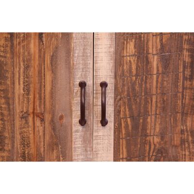 Antique 2 Glass Doors 2 Sliding Doors 60" TV Stand IFD962STAND-60 IFD962STAND 60 05