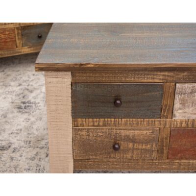 Antique 2 Drawer End Table IFD965END IFD965END 03