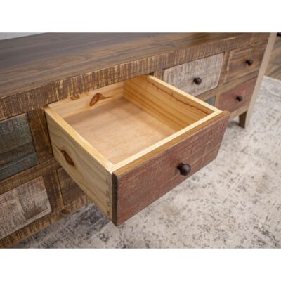 Antique 2 Drawer End Table IFD965END IFD965END 05