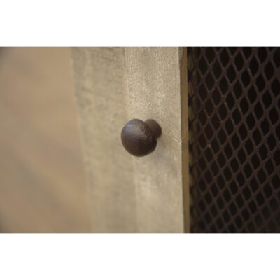 Antique 3 Drawer 1 Door End Table IFD9661END IFD9661END 04