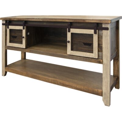 Antique 4 Drawer 2 Doors Sofa Table IFD9661SOF IFD9661SOF 02