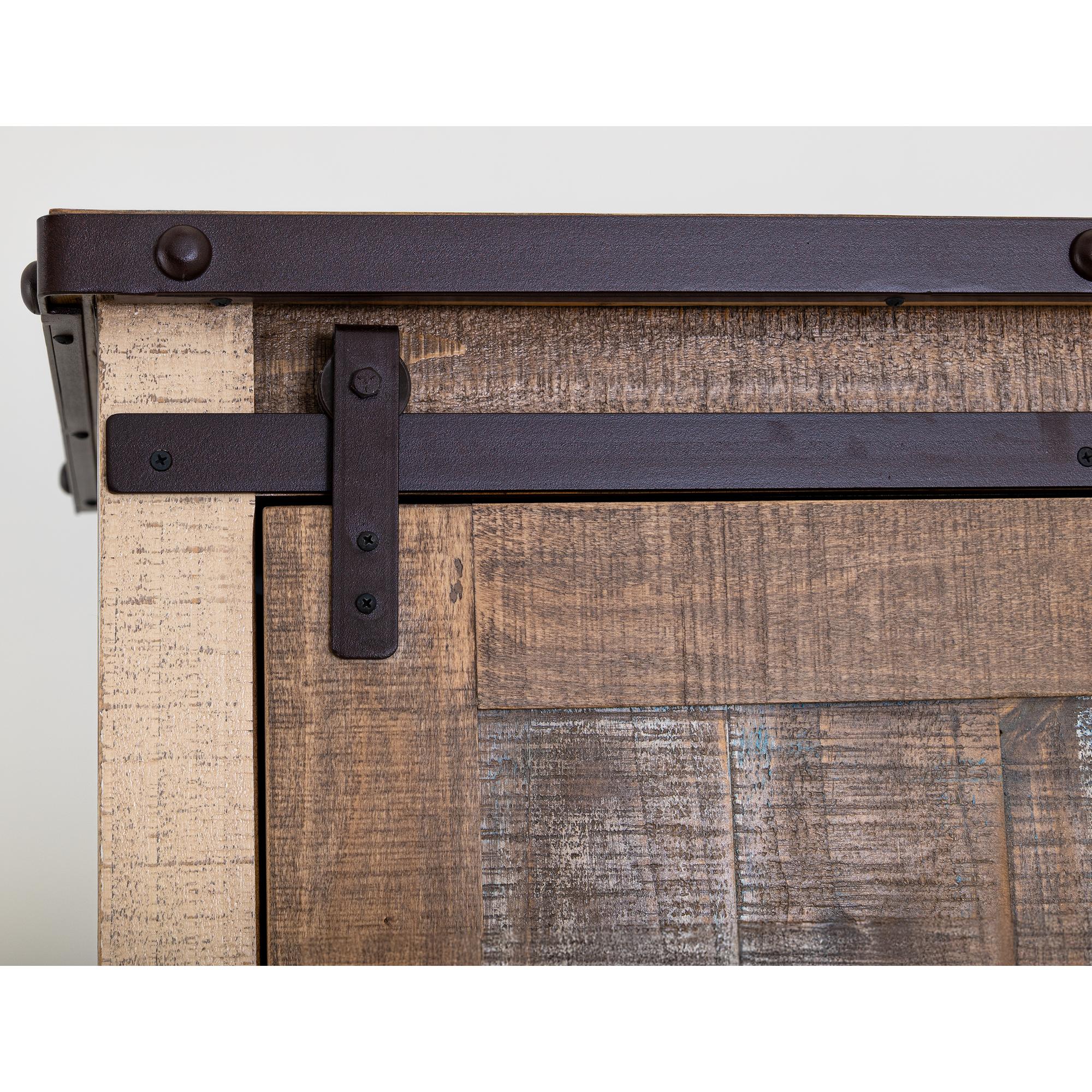 Antique 2 Drawer 1 Sliding Door 1 Mirror Door Armoire 6 Antique 2 Drawer 1 Sliding Door 1 Mirror Door Armoire - Image 6