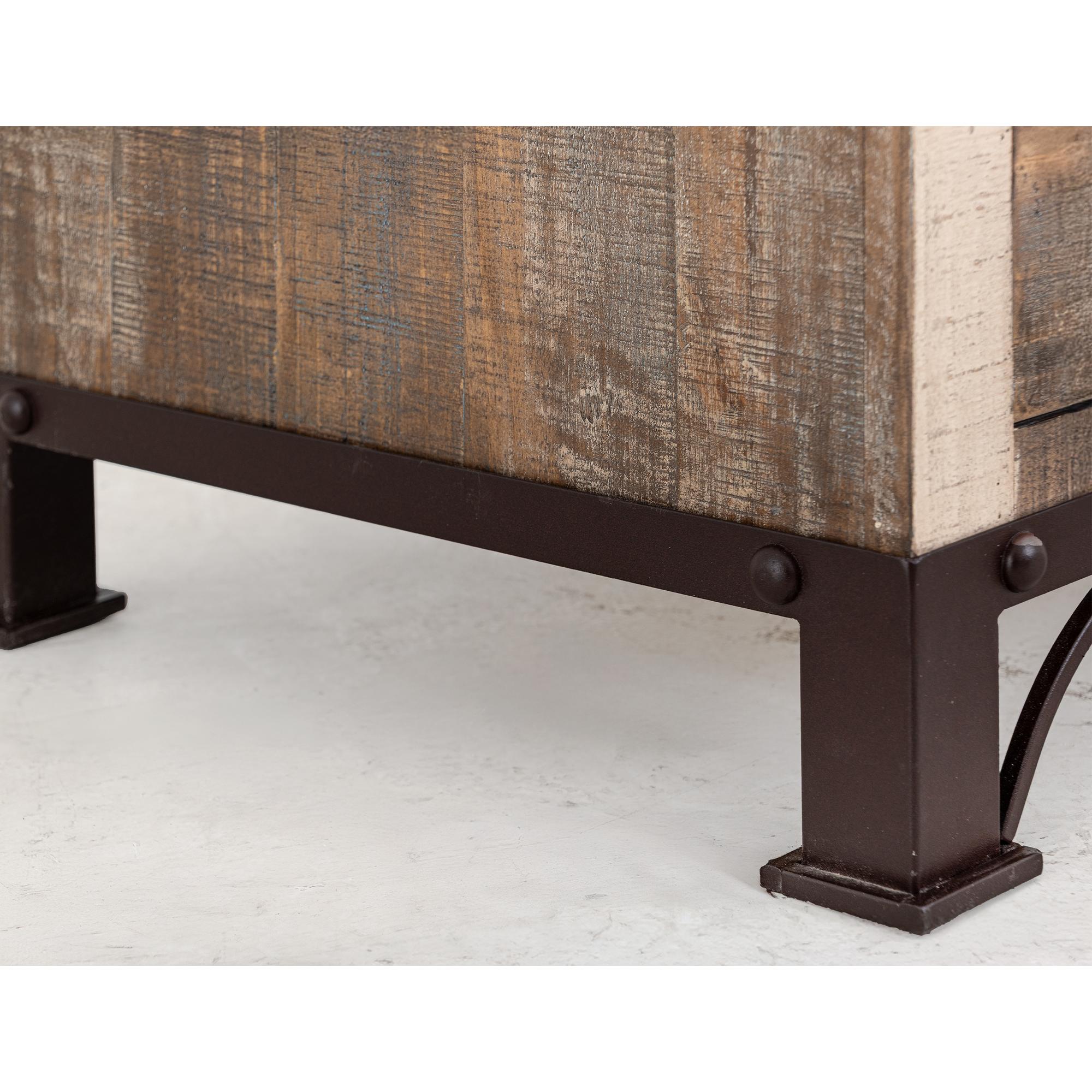 Antique 2 Drawer 1 Sliding Door 1 Mirror Door Armoire 7 Antique 2 Drawer 1 Sliding Door 1 Mirror Door Armoire - Image 7