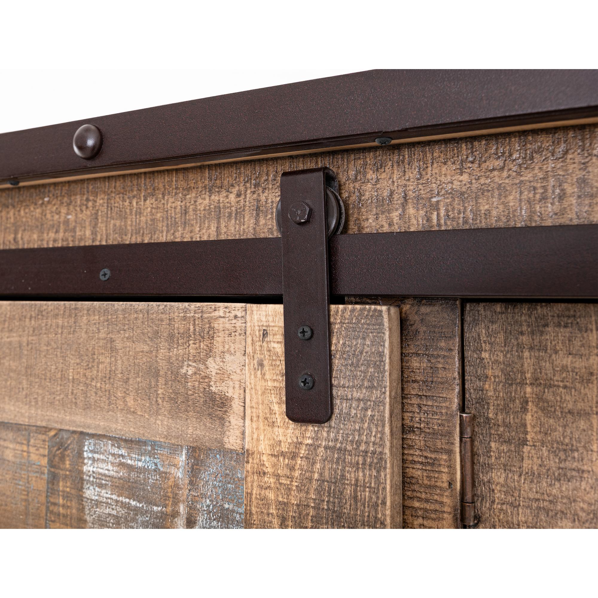 Antique 2 Drawer 1 Sliding Door 1 Mirror Door Armoire 10 Antique 2 Drawer 1 Sliding Door 1 Mirror Door Armoire - Image 10