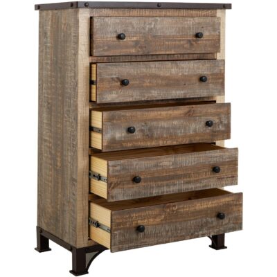 Antique 5 Drawer Chest IFD966CHEST IFD966CHEST 02