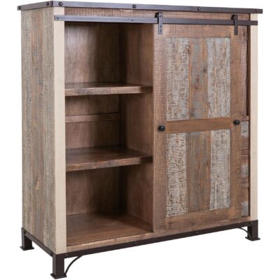 Antique 3 Drawer 1 Sliding Door 2 Door Gentleman's Chest IFD966GTCH IFD966GTCH 04