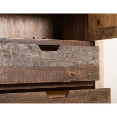 Antique 3 Drawer 1 Sliding Door 2 Door Gentleman's Chest IFD966GTCH IFD966GTCH 07