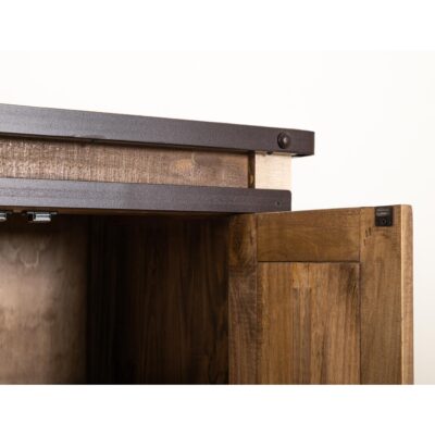 Antique 3 Drawer 1 Sliding Door 2 Door Gentleman's Chest IFD966GTCH IFD966GTCH 10