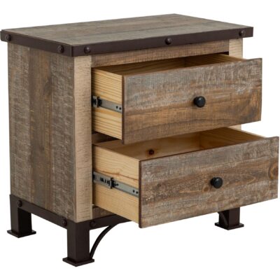 Antique 2 Drawer Nightstand 14 Antique 2 Drawer Nightstand IFD966NTST IFD966NTST 04