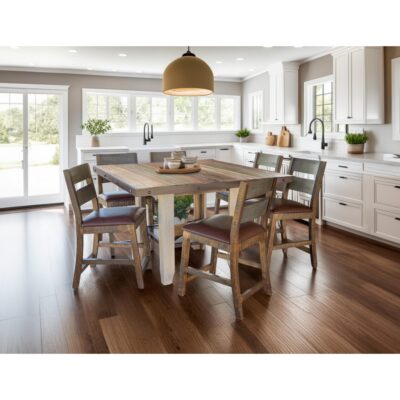 Antique Wooden Barstool 5 Antique Wooden Barstool IFD9671BST30 IFD9671BST30 02