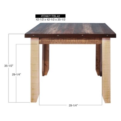 Antique 42" Dining Table 9 Antique 42" Dining Table IFD9671TBL42 IFD9671TBL42 05