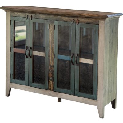 Antique 4 Glass Door 50" Console 8 Antique 4 Glass Door 50" Console IFD967CONS-MC IFD967CONS MC 02