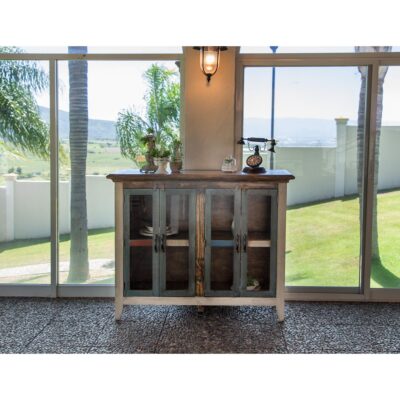 Antique 4 Glass Door 50" Console 9 Antique 4 Glass Door 50" Console IFD967CONS-MC IFD967CONS MC 03