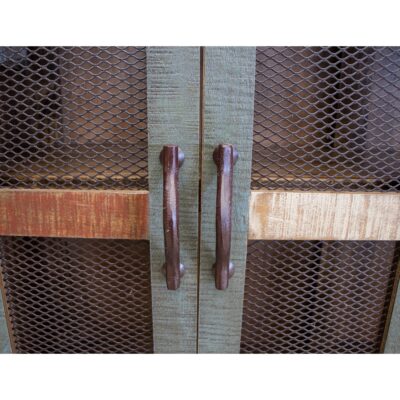 Antique 4 Iron Mesh Door 48" Console 14 Antique 4 Iron Mesh Door 48" Console IFD969CONS-4MC IFD969CONS 4MC 07