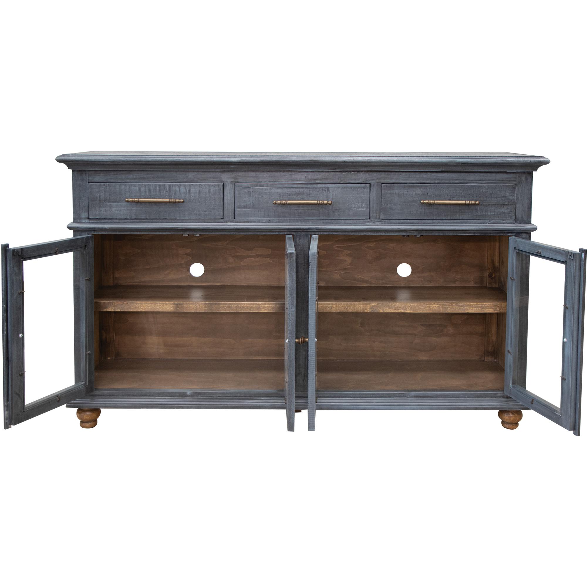 Vintage 3 Drawer 4 Door Console 3 Vintage 3 Drawer 4 Door Console - Image 3