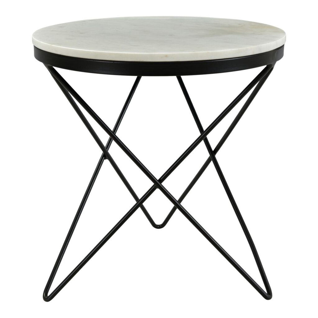 Haley Side Table Black Base IK-1001-02 IK 1001 02