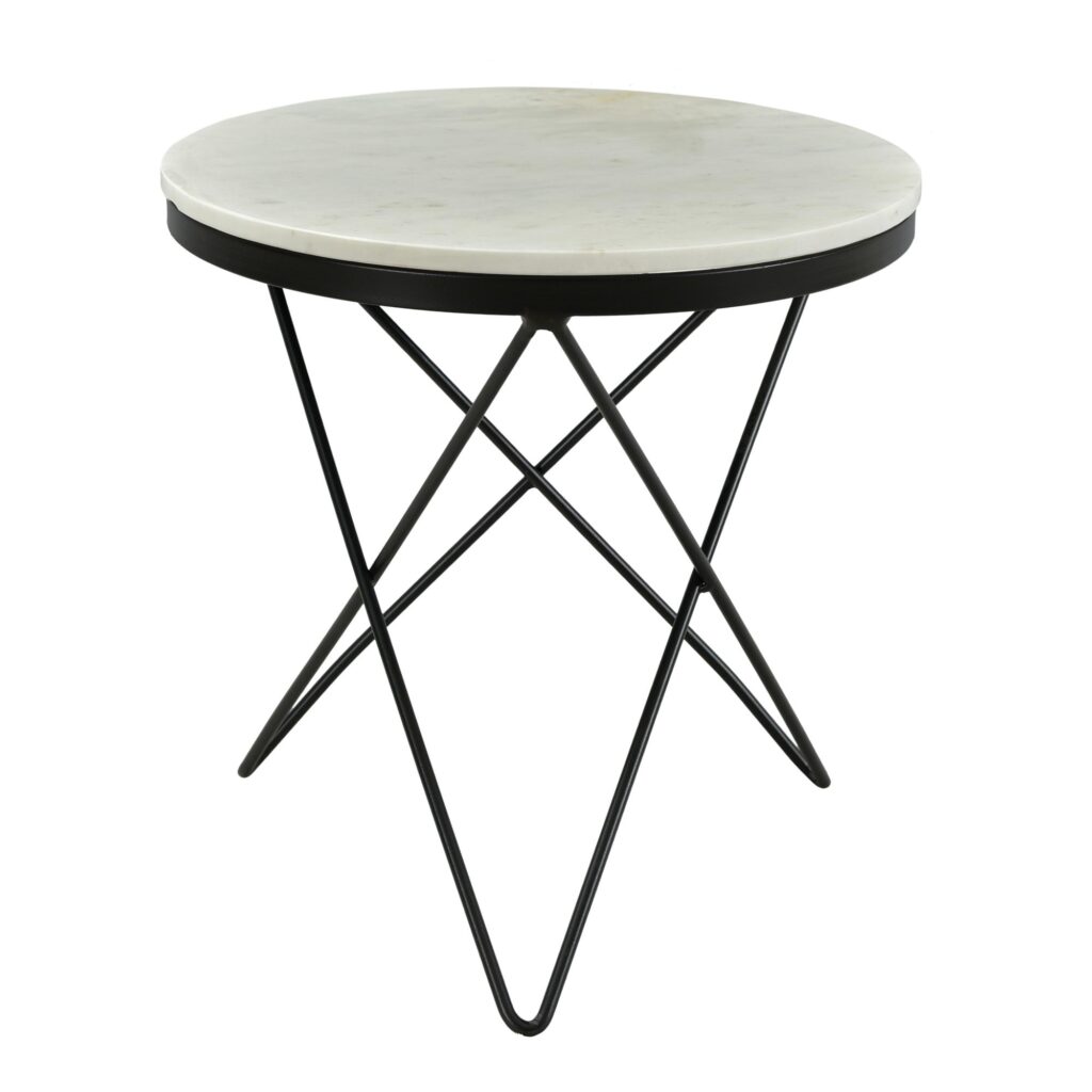 Haley Side Table Black Base IK-1001-02 IK 1001 02 02