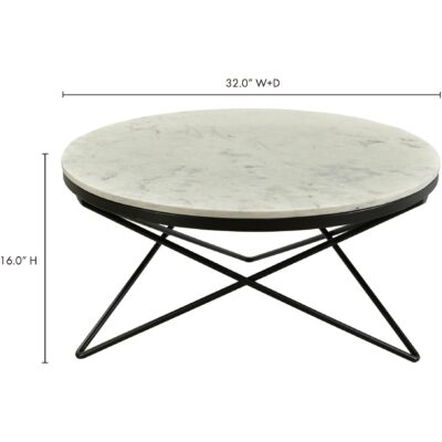 Haley Coffee Table Black Base IK-1002-02 IK 1002 02 70