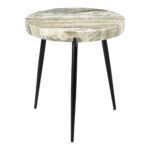 Brinley Marble Accent Table IK-1008-21 IK 1008 21 01