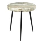 Brinley Marble Accent Table IK-1008-21 IK 1008 21 01