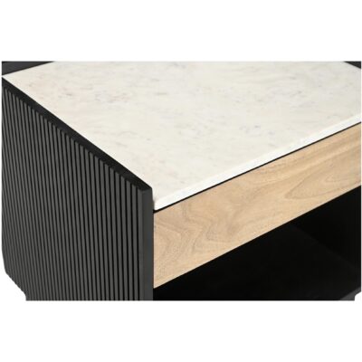 Carter Nightstand Black IK-1035-02 IK 1035 02 Carter closeup top shadsilo