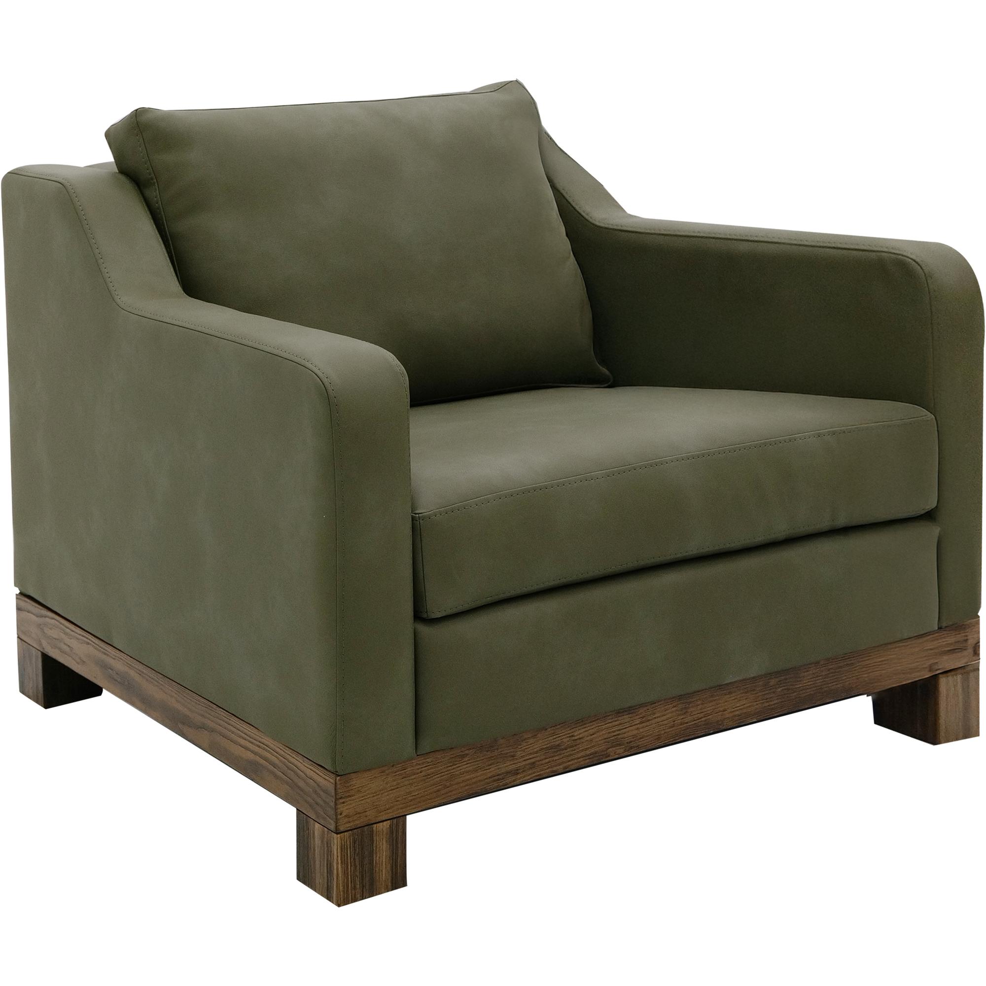 Natural Teca Wooden Frame & Base Armchair 1 Natural Teca Wooden Frame & Base Armchair