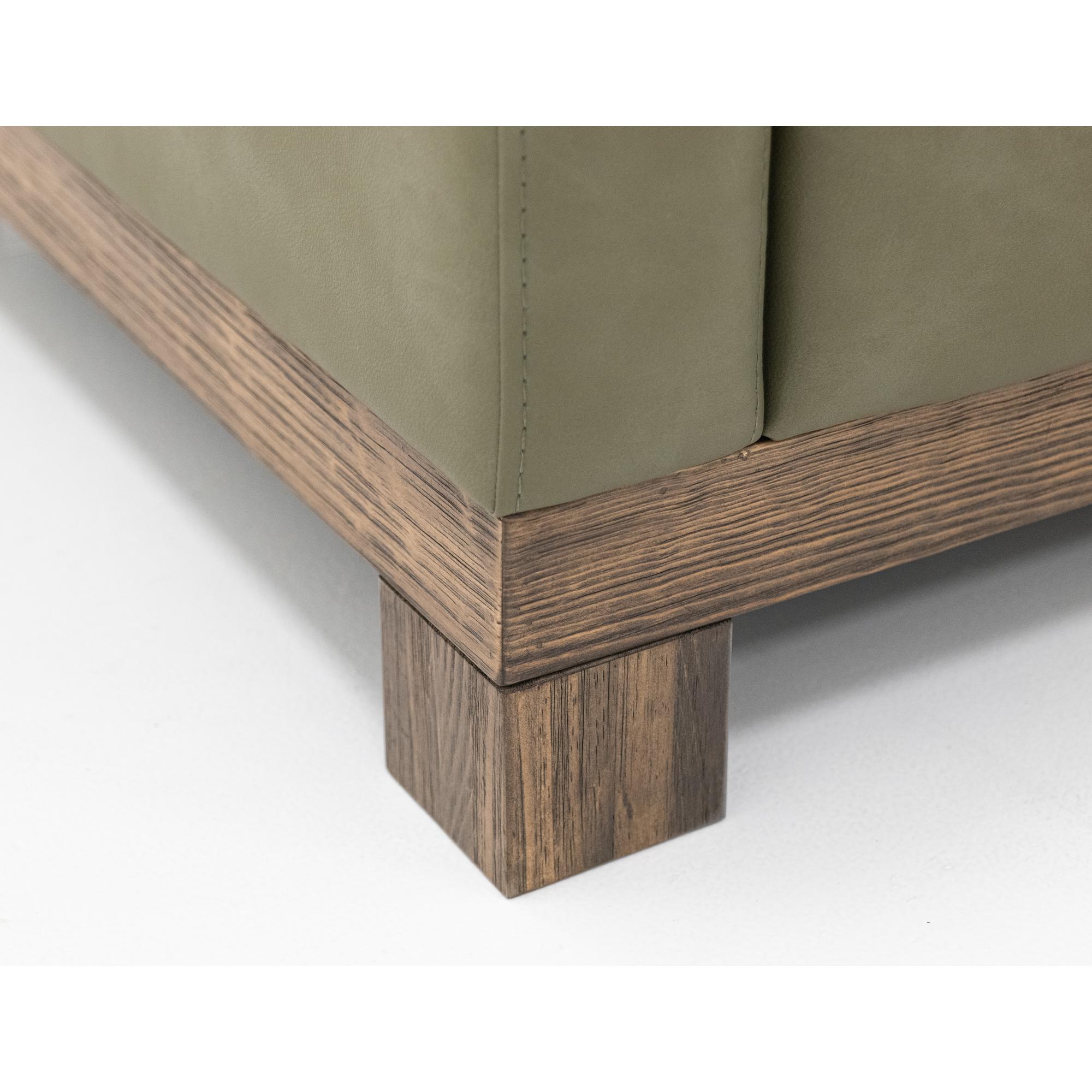 Natural Teca Wooden Frame & Base Loveseat 3 Natural Teca Wooden Frame & Base Loveseat - Image 3