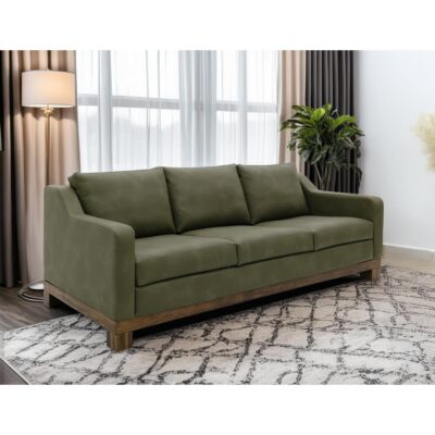 Natural Teca Wooden Frame & Base Sofa IUP117-SOF-232 IUP117 SOF 232 02