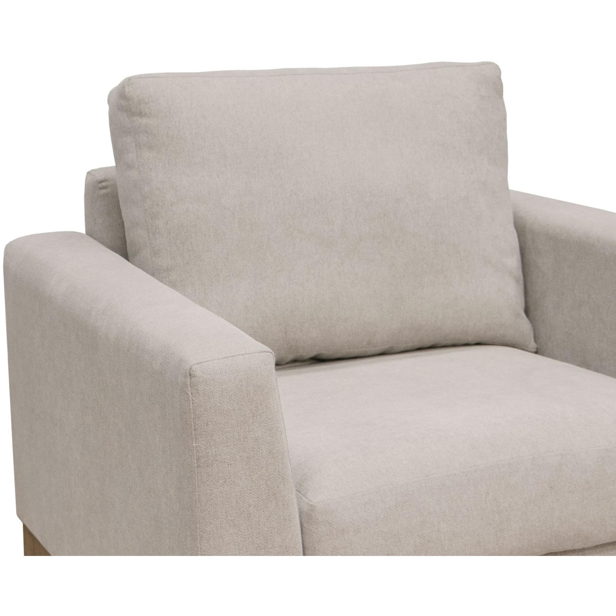 Mita Metal & Wood Base Armchair 3 Mita Metal & Wood Base Armchair - Image 3