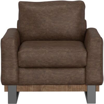 Mita Metal & Wood Base Armchair IUP241-ACH-212 IUP241 ACH 212 02