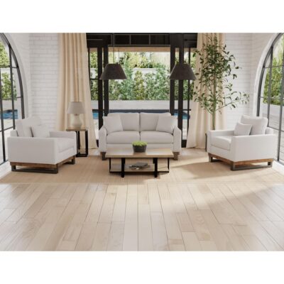 Mita Metal & Wood Base Loveseat IUP241-LOV-101 IUP241 LOV 101 02