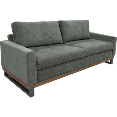Mita Metal & Wood Base Sofa