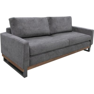 Mita Metal & Wood Base Sofa